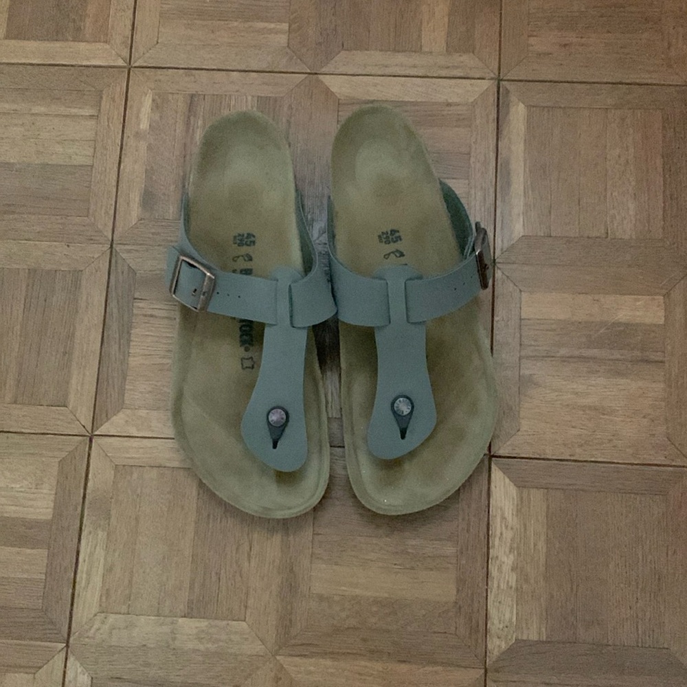 Birkenstock medina mocha birkenflo sandals in tan 45 , M12 regular width.